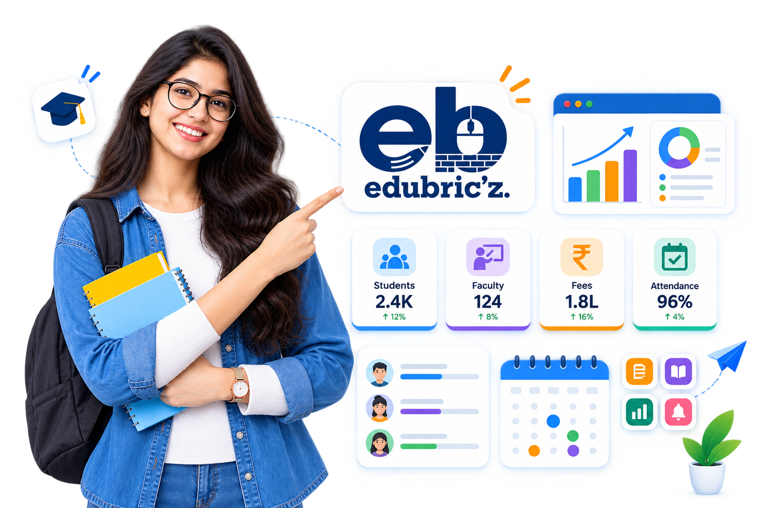 Mission Illustration - Edubricz Educational ERP Solutions