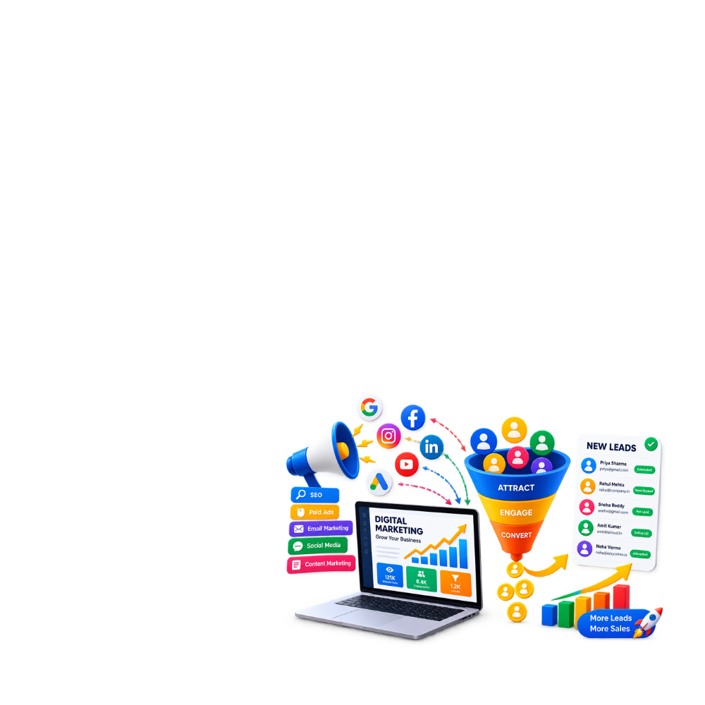 Digital Marketing - Best School ERP Software Bangalore