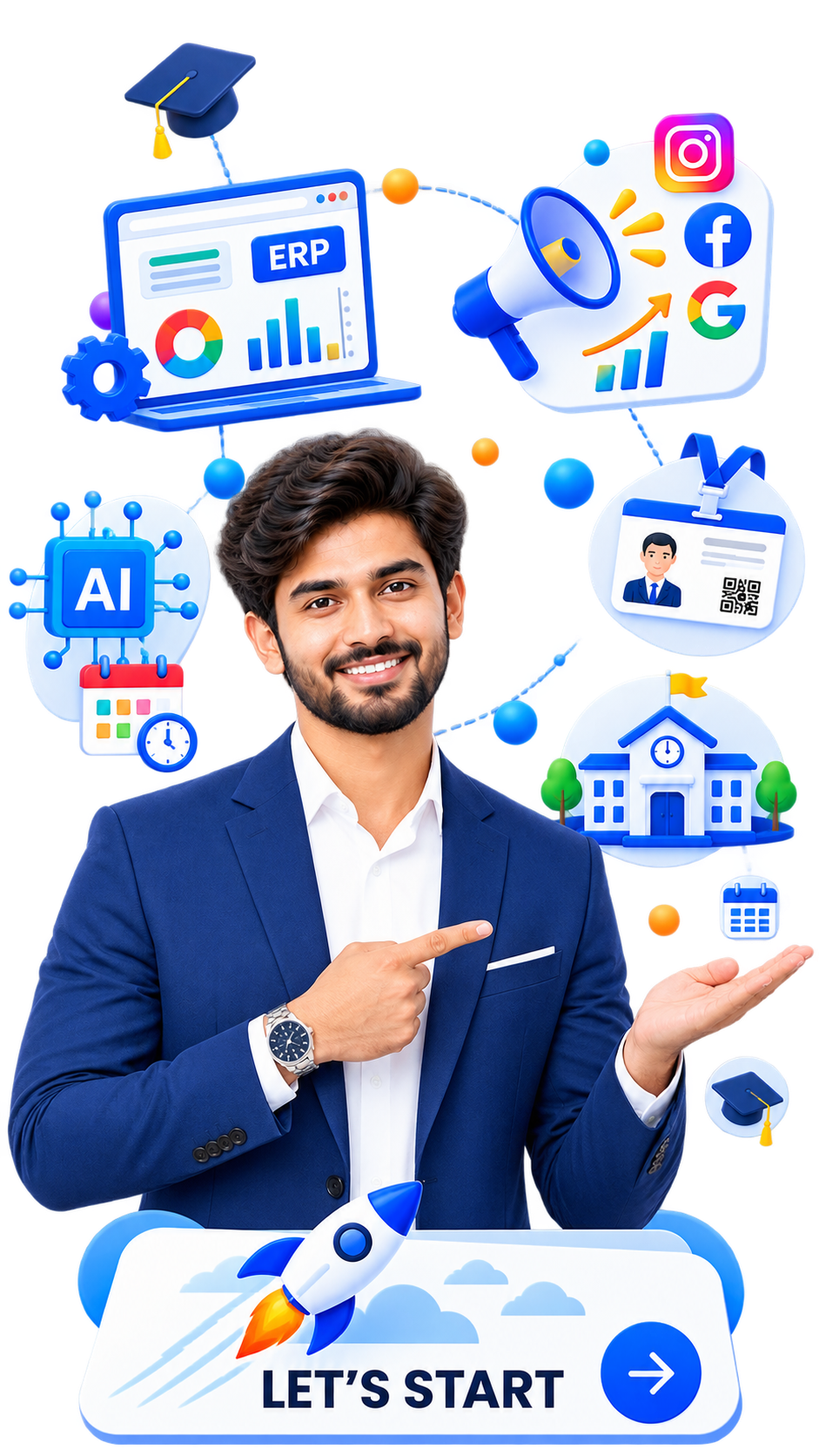 Vision Illustration - Edubricz Educational ERP Solutions